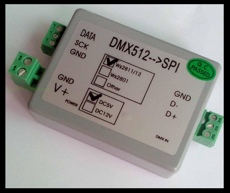 DMX - SPI decoder