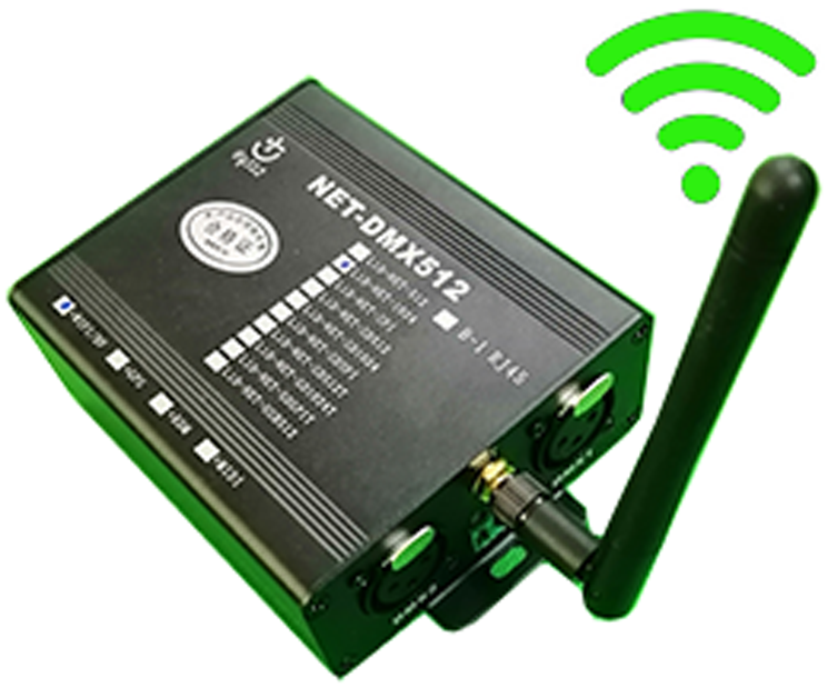 网口+WiFi网络UDP灯控ArtNet中控DMX512 SD卡脱机录播